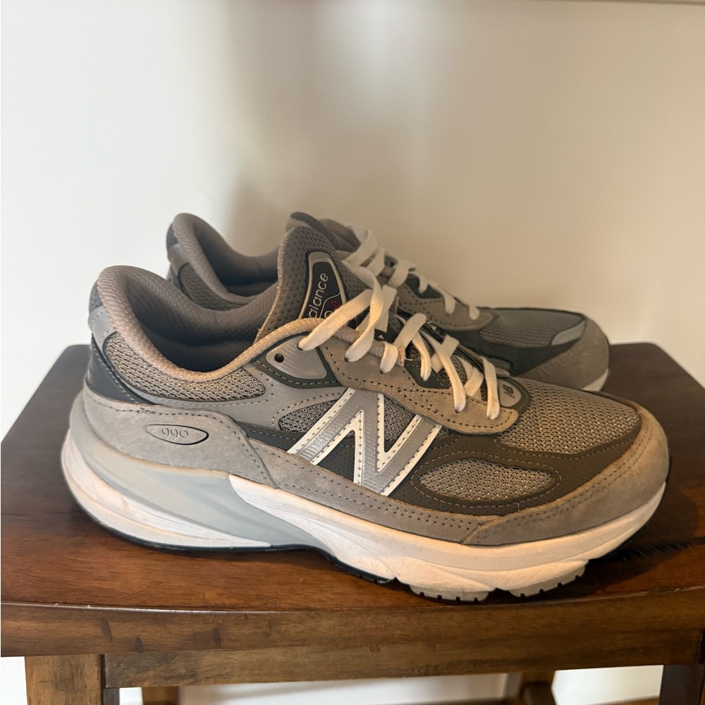 New Balance Light Gray Womens Sneakers
